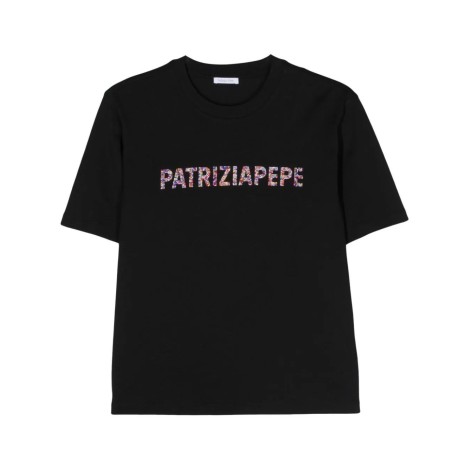 Patrizia Pepe Strass Logo T-Shirt