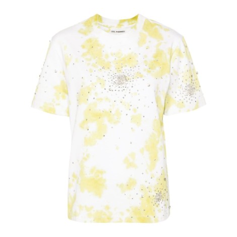 Des Phemmes Tie Dye `Splash` Embroidery T-Shirt