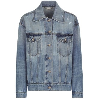 Dolce & Gabbana `Flower Power` Denim Jacket