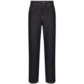 Dolce & Gabbana `Flower Power` 5-Pocket Jeans