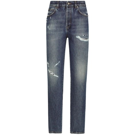 Dolce & Gabbana `Flower Power` 5-Pocket Jeans