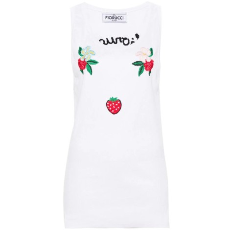 Fiorucci Embroidered Tank Top