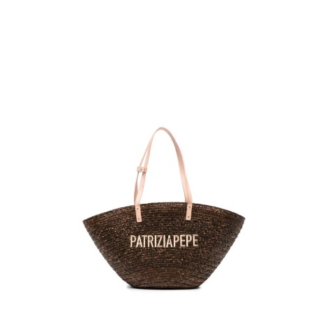 Patrizia Pepe `Summer Straw` Tote Bag