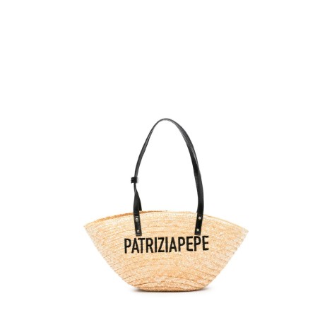 Patrizia Pepe `Summer Straw` Tote Bag