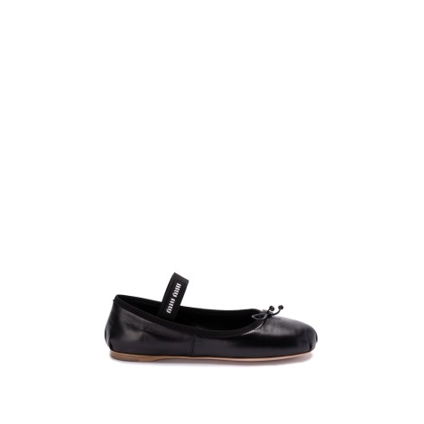 Miu Miu Leather Ballerinas