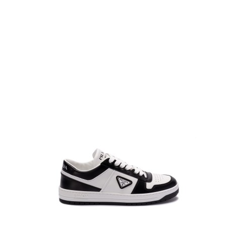 Prada `Downtown` Leather Sneakers