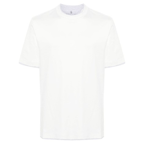 Brunello Cucinelli Crew-Neck T-Shirt With Faux-Layering