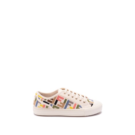 Fendi `Domino Ff` Low-Top Sneakers