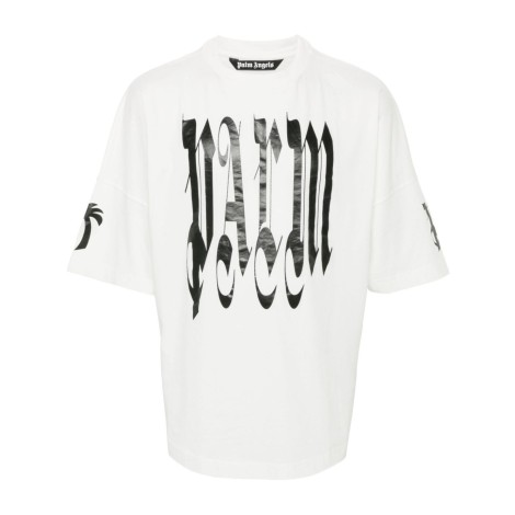 Palm Angels `Back Gothic Palm` Oversized T-Shirt