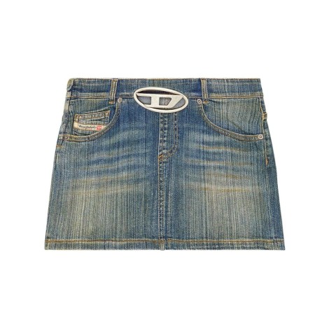 Diesel `De-Ron-S2` Denim Mini Skirt