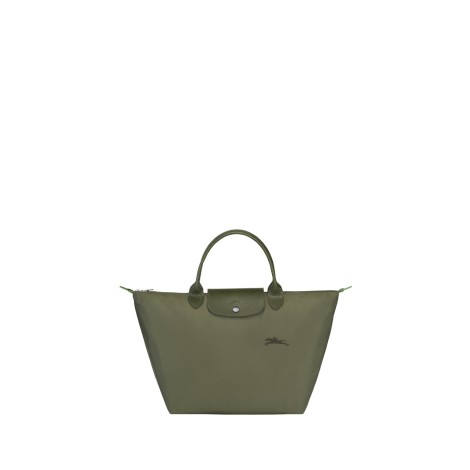 Longchamp `Le Pliage Green` Medium Handbag