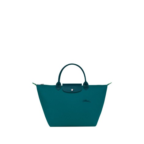 Longchamp `Le Pliage Green` Medium Handbag