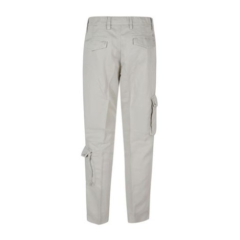 Pantalone di Mason's, da donna, colore ghiaccio. Modello cargo con tasche. Passanti alla vita e chiusura con bottone e zip. 