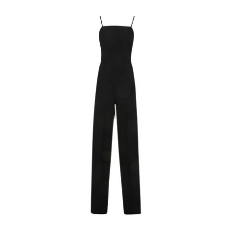 Tuta ELVY di Max Mara, da donna, colore  nero. Modello con spalline e scollo quadrato. Schiena nuda e pantalone morbido. 