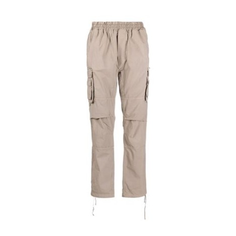 Pantalone di REPRESENT, da uomo, colore grigio. Modello cargo, realizzato in cotone. Caratterizzato da due tasche a filetto laterali, tasche cargo e vita elasticizzata. Vestibilità regolare. 