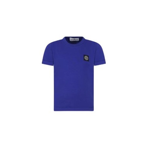  T-shirt girocollo a maniche corte con applicazione Compass in jersey colore bluette , applicazione con logo sul petto e motivo Compass. 