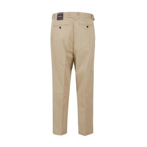 Pantalone di Micheal Kors, da uomo, colore beige. Modello over, caratterizzato da tasche posteriori a filetto con bottone. Cintura e chiusura con zip e bottone. Vestibilità over. 