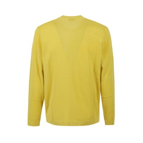 Maglia di Drumohr, da uomo, colore giallo. Modello a manica lunga, caratterizzato da fondo e polsi a costine. Scollo tondo. Vestibilità regolare. 