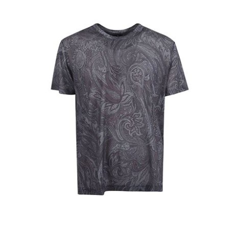 T-shirt di Etro, da uomo. Realizzata in jersey di cotone e impreziosita con stampa Paisley all over. Girocollo e maniche corte. 