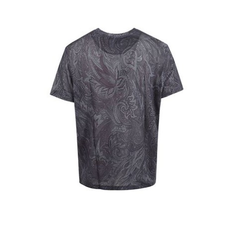 T-shirt di Etro, da uomo. Realizzata in jersey di cotone e impreziosita con stampa Paisley all over. Girocollo e maniche corte. 