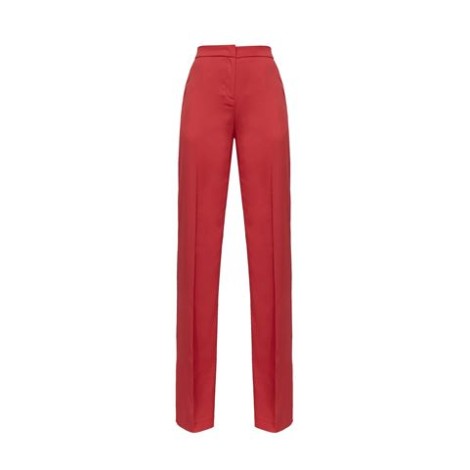 Pantalone PINTO, di Pinko, da donna, colore rosso. Modello gamba dritta ed ampio, con chiusura con zip e pince. Vestibilità regolare. 