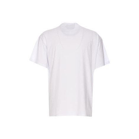 T-shirt di Versace, da uomo, colore bianco. Modello girocollo e maniche corte. Logo a contrasto nel petto. 