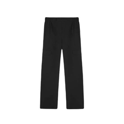 Pantalonedi  Represent da uomo, color nero. Modello cargo con vestibilità rilassata, 4 tasche, tessuto morbido e drappeggiato. 