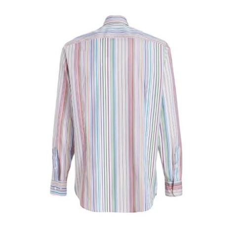 Camicia di Etro, da uomo, colore multicolor. Modello in cotone, caratterizzato da righe mulricolor. Dettaglio logo. Colletto classico e chiusura con bottoni. Vestibilità regolare. 