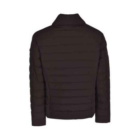 Giubbino RAY-KN di Moorer da uomo, color nero. Modello Bomber, imbottito di piuma d'oca e trapunta a boudin. Realizzato in tessuto elastico idrorepellentel. Caratterizzato da chiusura con maxi zip a doppio cursore e tasche a filetto. 