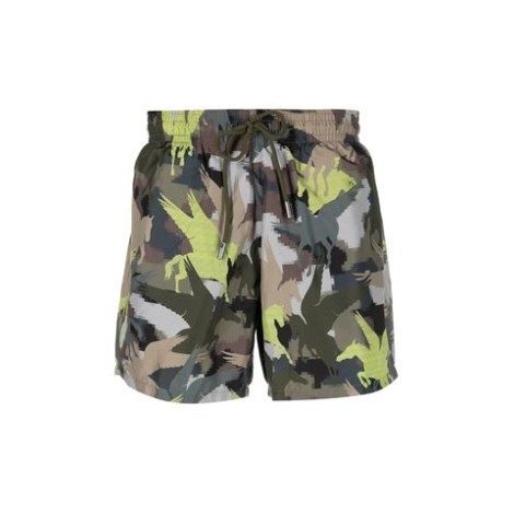 Costume di ETRO, da uomo, colore verde. Modello decorato con una stampa camouflage con dettagli logo a contrasto. Caratterizzato da tasche laterali e chiusura con coulisse regolabile. Interno foderato. Vestibilità regolare. 