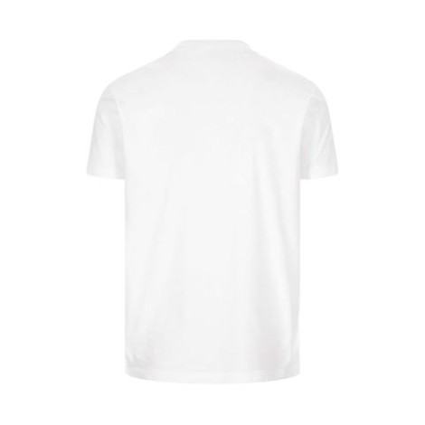 T-shirt di Dsquared2, da uomo, colore bianco. Realizzata in cotone bianco con logo frontale, maniche corte. Girocollo e maniche corte. 