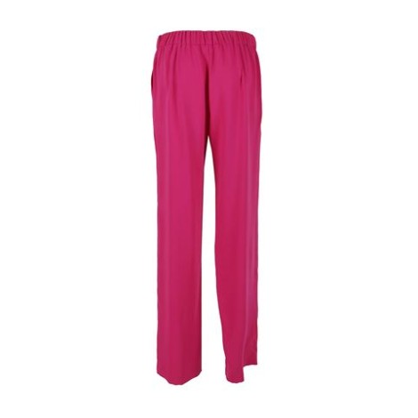 Pantalone di P.a.r.o.s.h., da donna, colore fucsia. Modello ampio, vita elasticizzata e tasche. Tinta unita. Vestibilità regolare. 