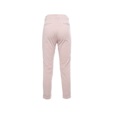 Pantalone di Fabiana Filippi, da donna, colore rosa. Modello a vita alta, realizzato in cotone. Caratterizzato da due tasche laterali e due tasche posteriori a filetto. Chiusura con bottone. Passanti per cintura. Vestibiltà regolare.  