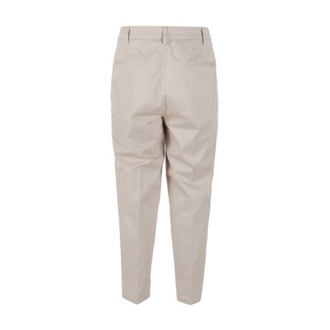 Pantalone di Etro, da uomo, colore beige. Modello over, caratterizzato da tasche a filetto sul retro e passanti per cinutra. Chiusura con zip e bottone. Vestibilità over. 