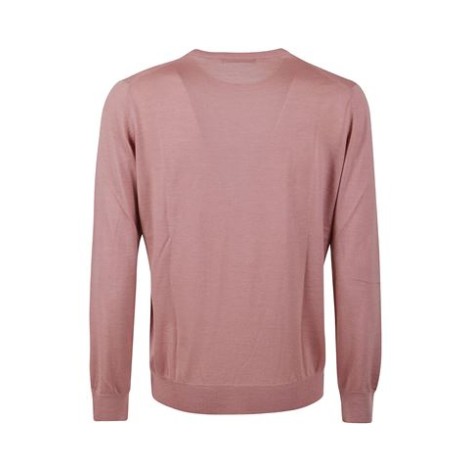 Maglia di La Fileria, da uomo, colore rosa antico. Modello tinta unita, realizzato in seta cashmere. Caratterizzato da scollo rotondo, polsi e fondo a costine. Vestibilità regolare. 