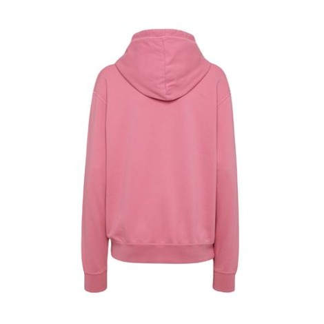 Felpa di Dsquared2, da uomo, colore rosa. Modello con cappuccio e maniche lunghe. Tinta unita con scritta logo a contrasto. 