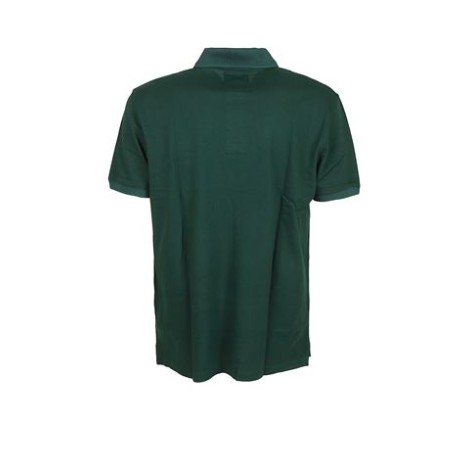 Polo do Emporio Armani, da uomo, colore verde. Modello a maniche corte, tinta unita. Realizzato in cotone piquet. Caratterizzato da micro logo sul davanti e colletto classico con chiusura tre bottoni. Vestibilità regolare. 