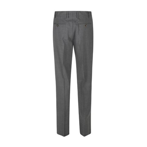 Pantalone di Lardini da uomo, color antracite. Modello con pinces e tasche laterali. 