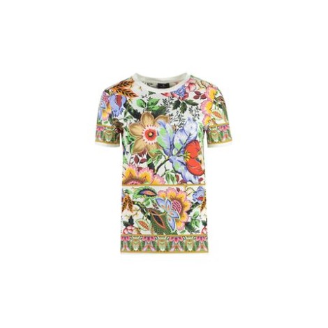 T-shirt di Etro da donna, multicolor. Modello a maniche corte caratterizzato da stampa fiori all over. Vestibilità regolare. 