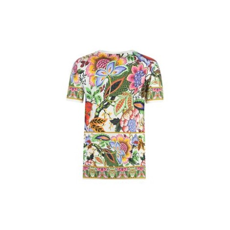 T-shirt di Etro da donna, multicolor. Modello a maniche corte caratterizzato da stampa fiori all over. Vestibilità regolare. 