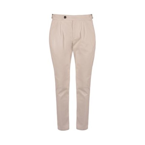 Pantalone di Eleventy da uomo, colore bianco. Modello 2 pinces, tinta unita. Passanti alla vita per cintura, due tasche laterali e due tasche sul retro. Vestibilità regolare. 