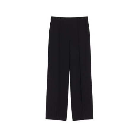 Pantalone ORIANA, di Max Mara S, da donna, colore nero. Modello piega stirata sulla gamba. Chiusura con zip invisibile sul fianco. Vestibilità comoda. 