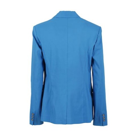 Blazer EQUILIBRATO, di Pinko, da donna, colore turchese. Realizzata in tessuto di lino stretch. Collo a rever, maniche lunghe con bottoni al fondo, tasche con patta applicata. Foderato. Chiusura monopetto con bottone singolo. Vestibilità regolare. 