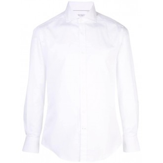 Brunello Cucinelli Slim Fit Shirt With Spread Collar