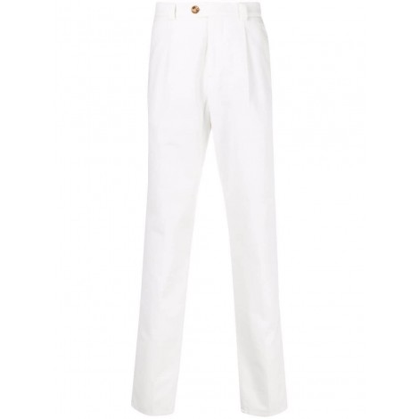 Brunello Cucinelli Garment-Dyed Leisure Fit Pants