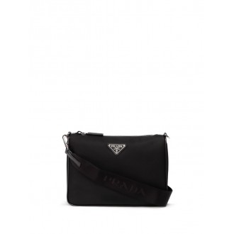 Prada Re-Nylon And Saffiano Leather Shoulder Bag