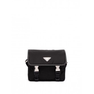 Prada Re-Nylon And Saffiano Leather Shoulder Bag