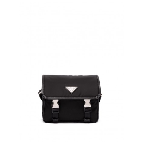 Prada Re-Nylon And Saffiano Leather Shoulder Bag