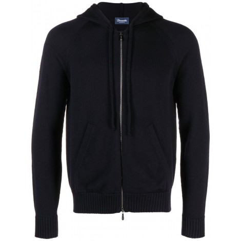 Drumohr Hooded Zip Cardigan