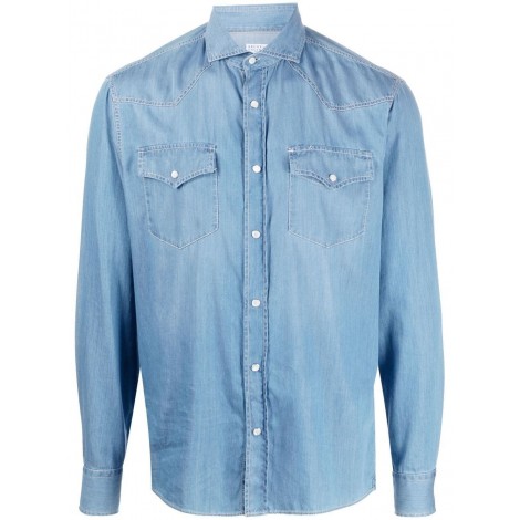 Brunello Cucinelli Lightweight Denim Shirt